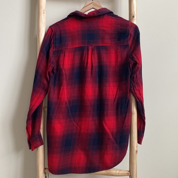 Madewell Classic Ex-Boyfriend Shirt Wilder Plaid Sz Small - Picture 6 of 6